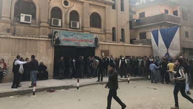 Photo of وصول جثامين شهداء كنيسة حلوان إلى كنيسة العذراء تمهيدًا للصلاة عليهم