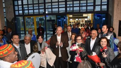 Photo of بالصور..استقبال شعبي للمناضلة الجزائرية جميلة بوحريد في مطار أسوان       