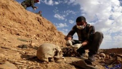 Photo of العثور  على رفات 80 أيزيديًّا فى  مقبرة جماعية  ببلدة سنجار غربي الموصل