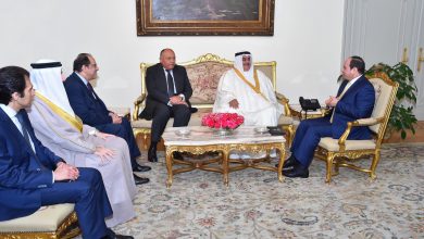 Photo of الرئيس عبد الفتاح السيسى يلتقي وزير خارجية البحرين ويؤكد دعم مصر