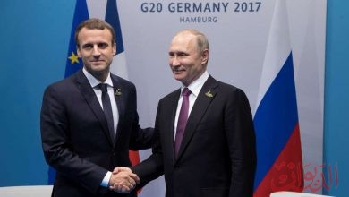 Photo of بوتين وماكرون يتفقان على العمل لاستئناف المفاوضات السورية