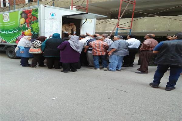 تعرف على أماكن تمركز السيارات المتنقلة لحملة "خضار بلدنا"