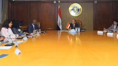 وزير التجارة والصناعة يبحث مع رئيس البنك الأفريقى للتصدير والإستيراد الترتيبات النهائية لتنظيم المعرض الأول للتجارة البينية