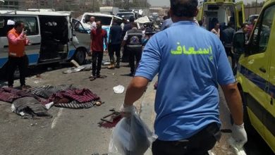 Photo of مصرع 14 شخص في حادث تصادم 3 سيارات بالمعادي
