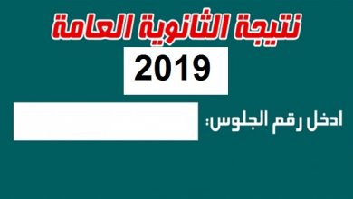 Photo of برقم الجلوس فقط..استعلم الآن نتيجة الثانوية العامة 2019 عبر موقع وزارة التربية والتعليم